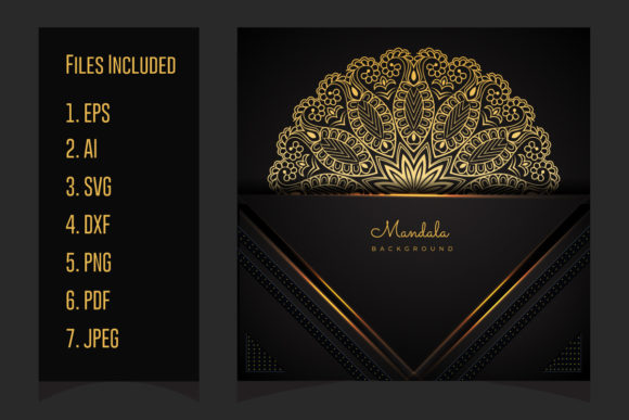 Download Luxury Golden Mandala Arabesque Design - Arabesque design Collection
