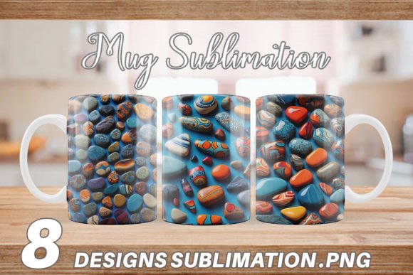 Download Mug Wrap Collection Pattern Stones - Stones Collection