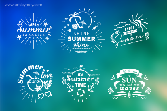 Download Summer Emblems for Printing, Sublimation - Emblems Collection