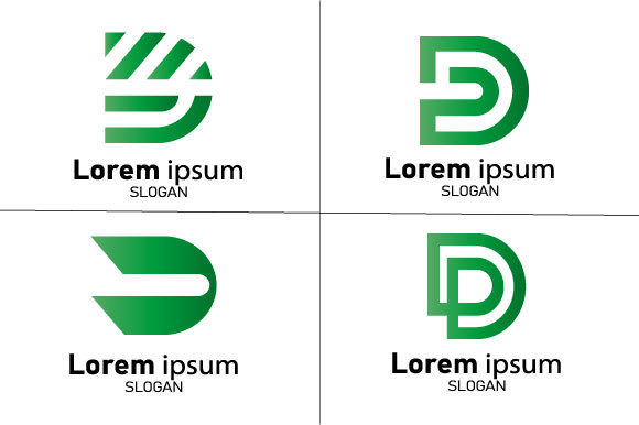 Download D Letter Monogram Logo Set - Monogram Collection