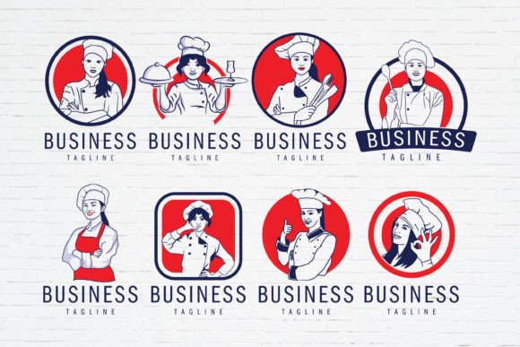 Download Chef Logo Design Bundle SVG - Premium Resources