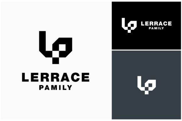 Download Letter LP Monogram Geometric Logo - Monogram Collection